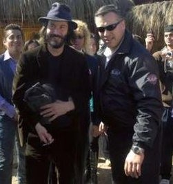 Keanu Reeves estuvo hace escasas semanas en Chile